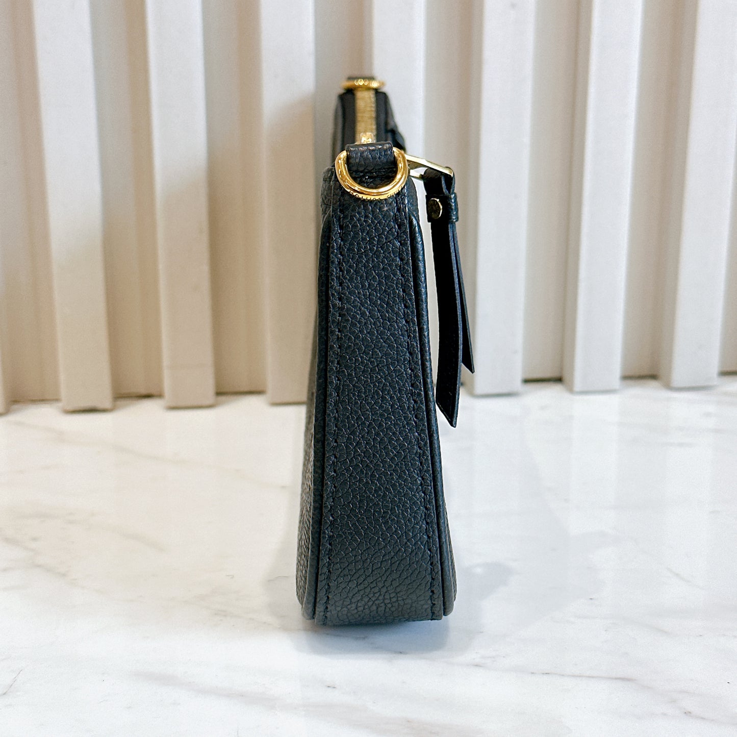LV Easy Pouch in Black Empreinte