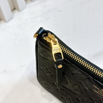 LV Easy Pouch in Black Empreinte