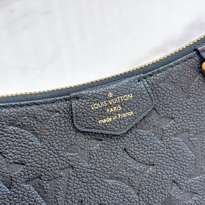 LV Easy Pouch in Black Empreinte