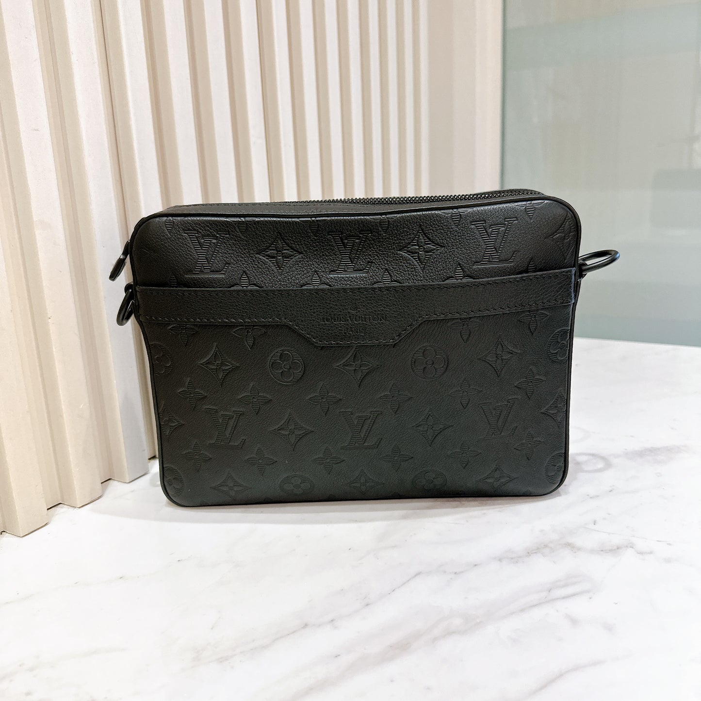 LV Trio Messenger Bag in Monogram Shadow Leather