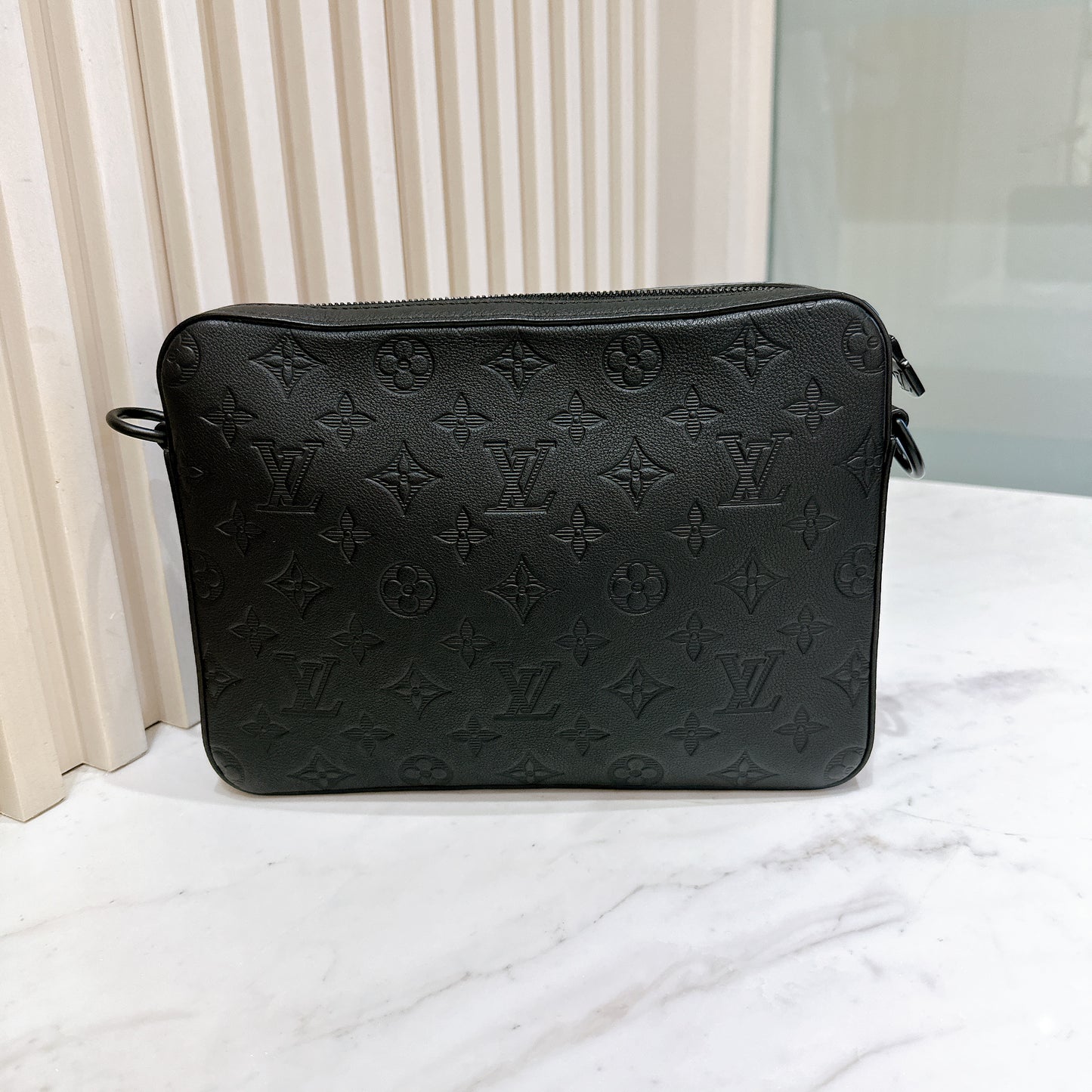 LV Trio Messenger Bag in Monogram Shadow Leather