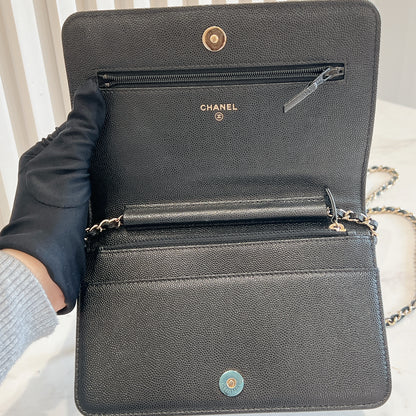 Chanel Boy WOC in Black GHW