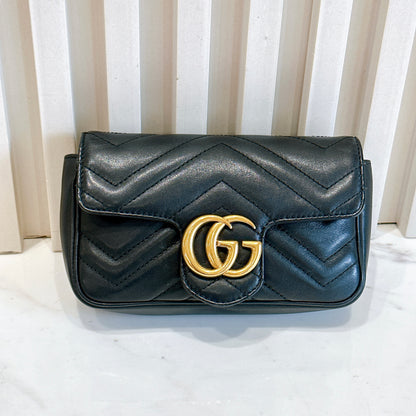 Gucci Marmont Supermini in Black