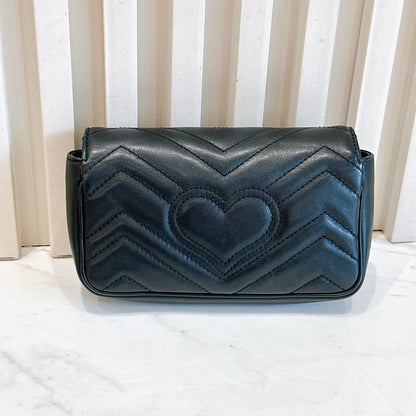 Gucci Marmont Supermini in Black