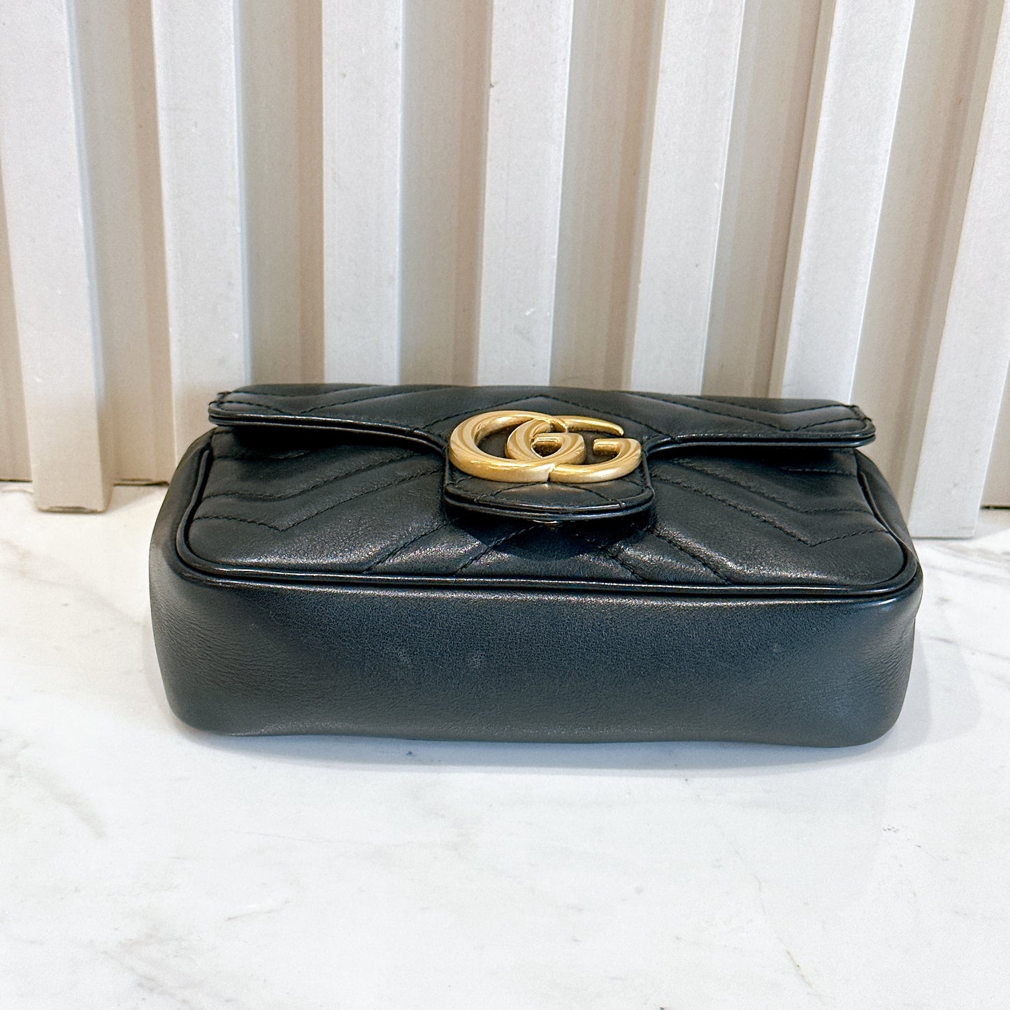 Gucci Marmont Supermini in Black