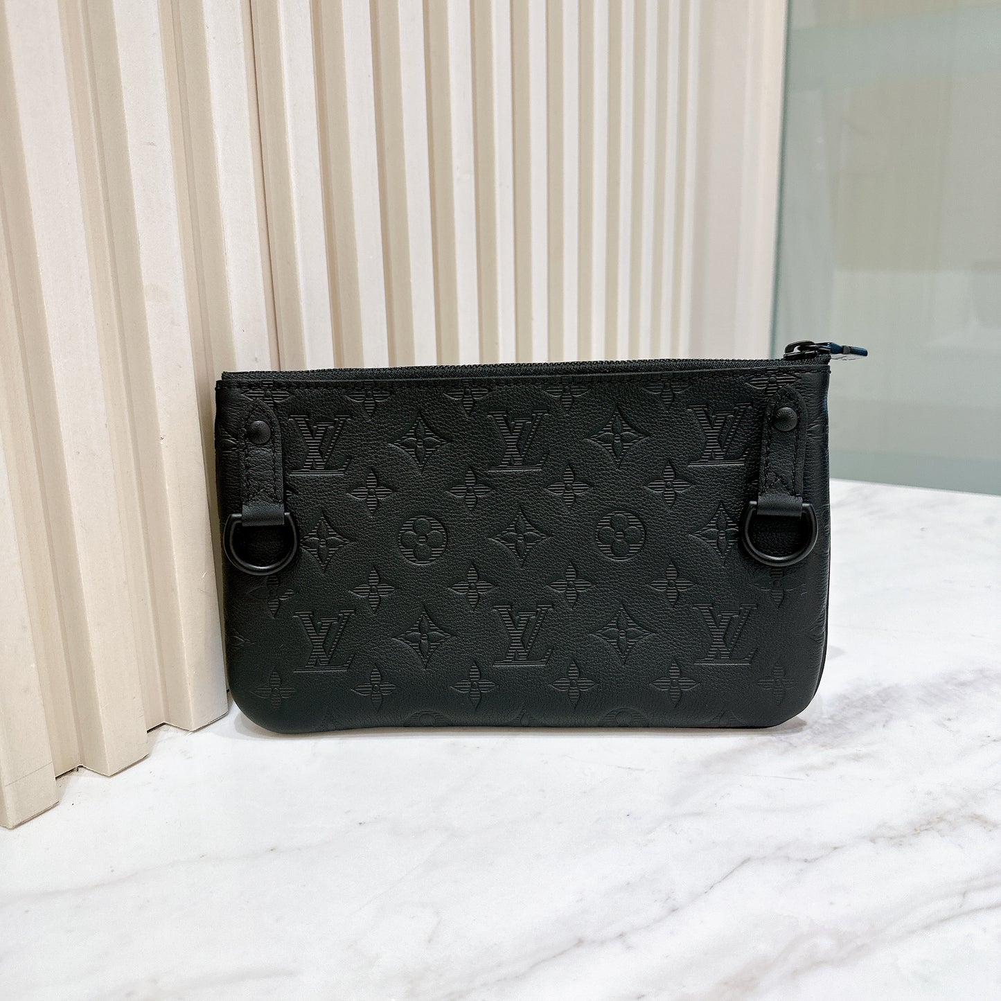 LV Trio Messenger Bag in Monogram Shadow Leather