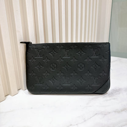 LV Trio Messenger Bag in Monogram Shadow Leather