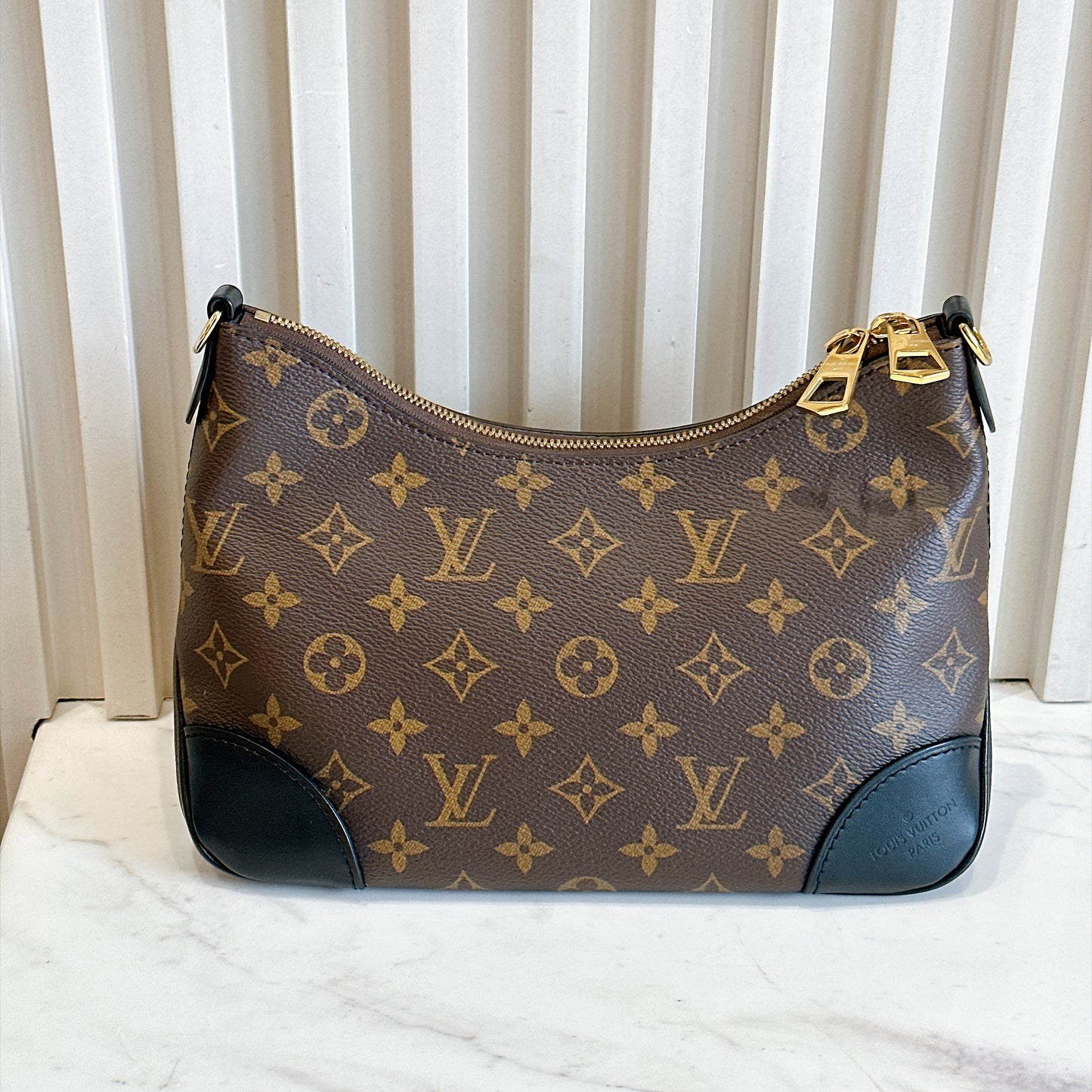 LV Monogram Boulogne in Black