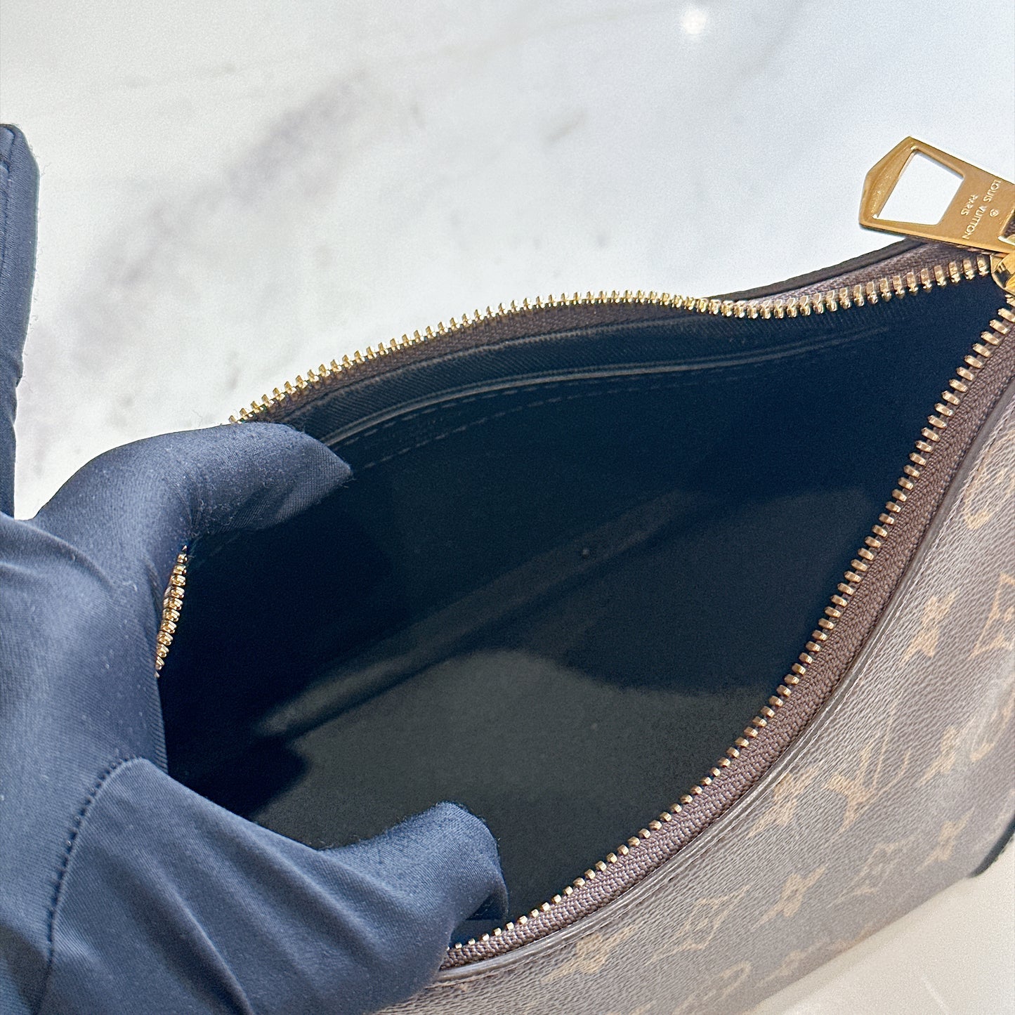 LV Monogram Boulogne in Black