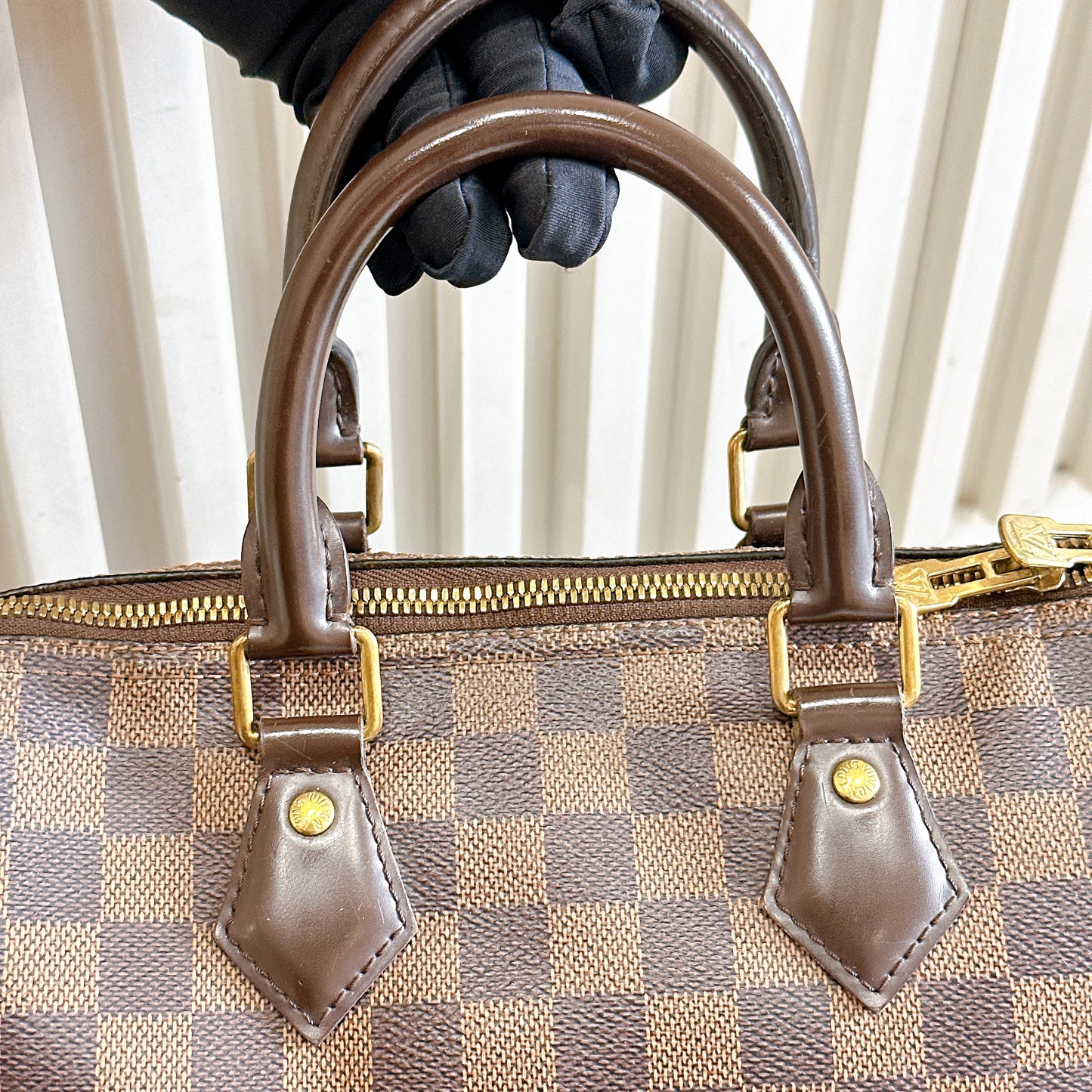LV Damier Ebene Speedy 25 Bandouliere