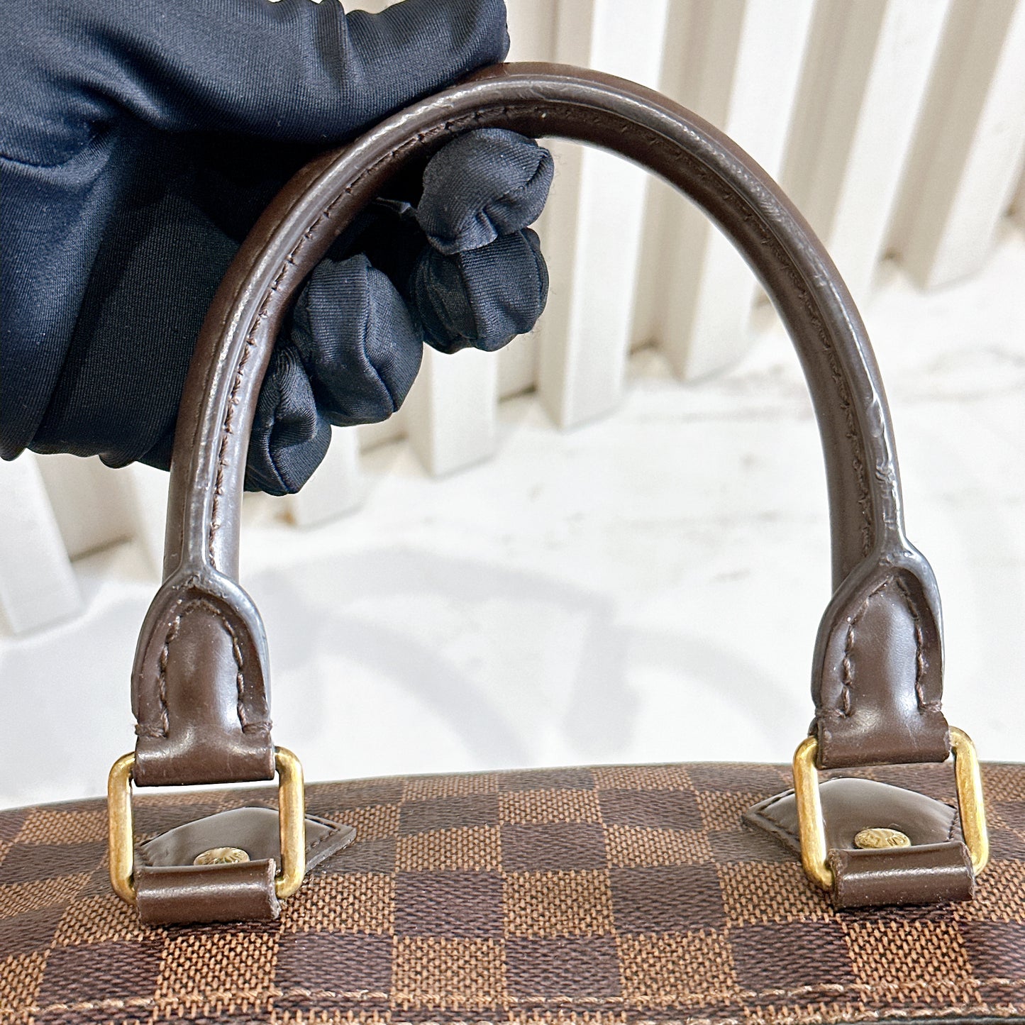 LV Damier Ebene Speedy 25 Bandouliere
