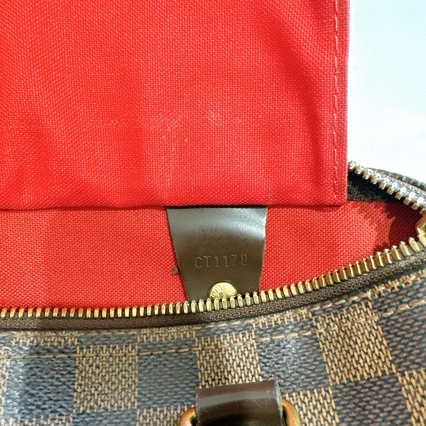 LV Damier Ebene Speedy 25 Bandouliere