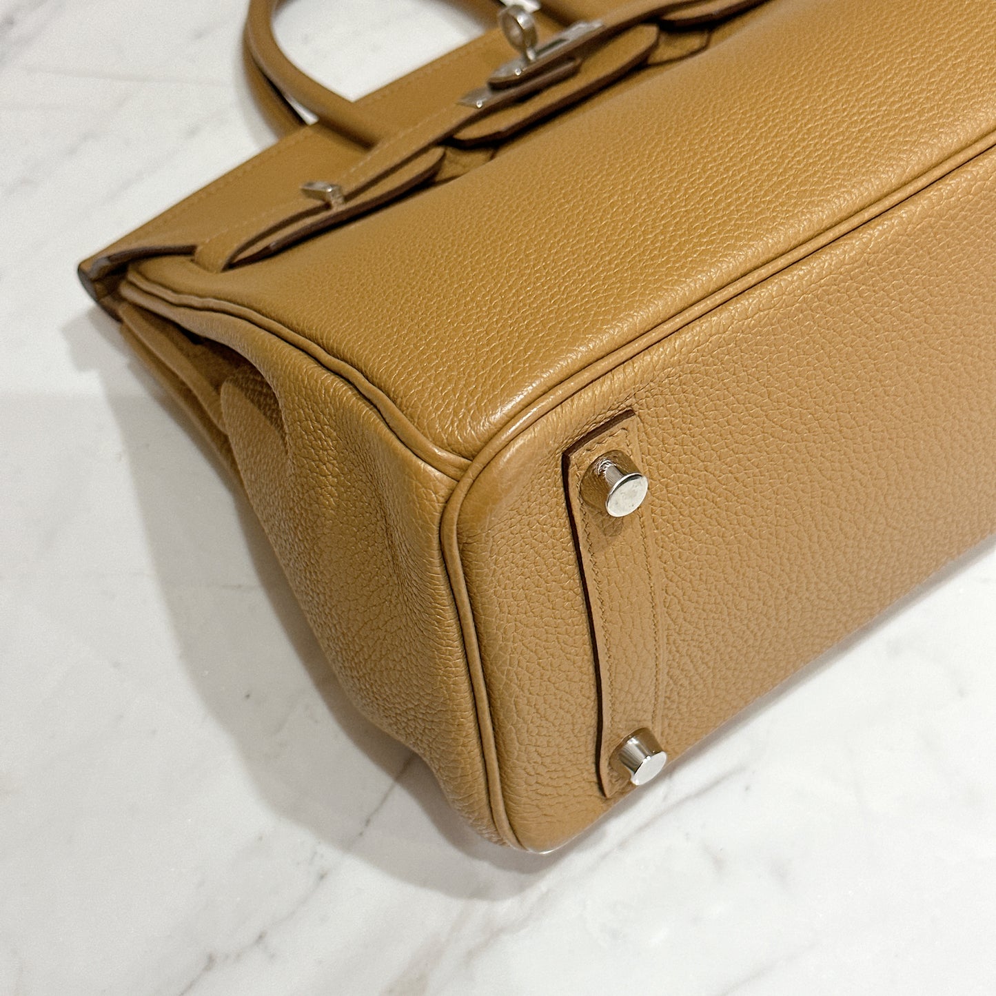 Hermes Birkin 25 Biscuits PHW