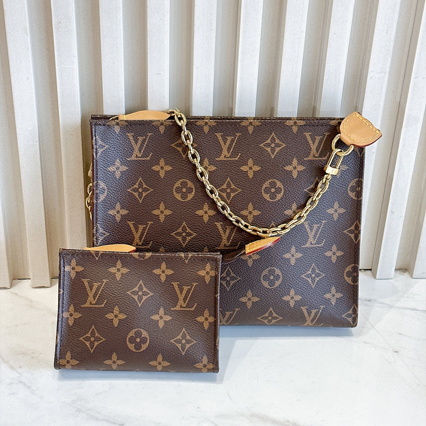 LV Toiletry Pouch On Chain