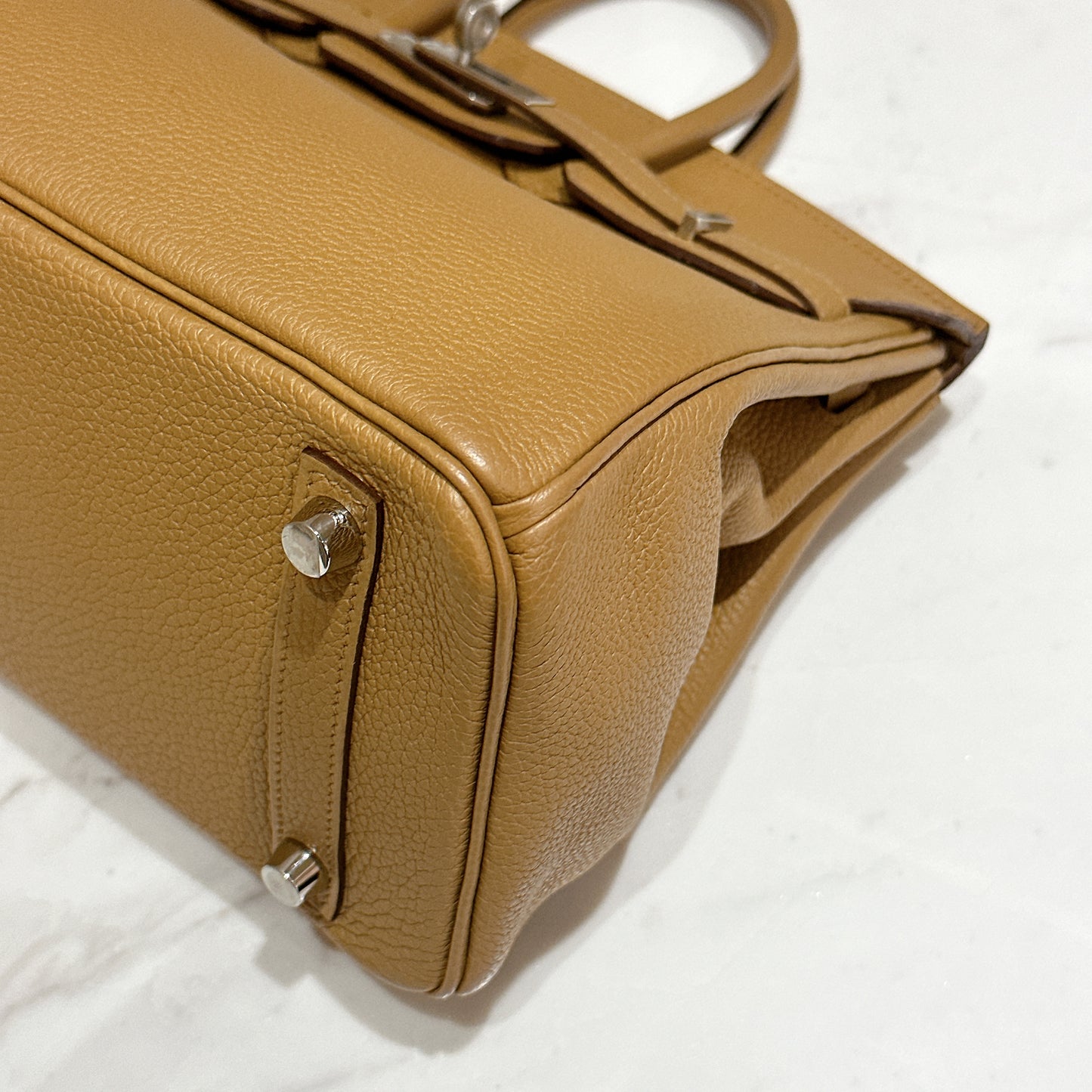 Hermes Birkin 25 Biscuits PHW