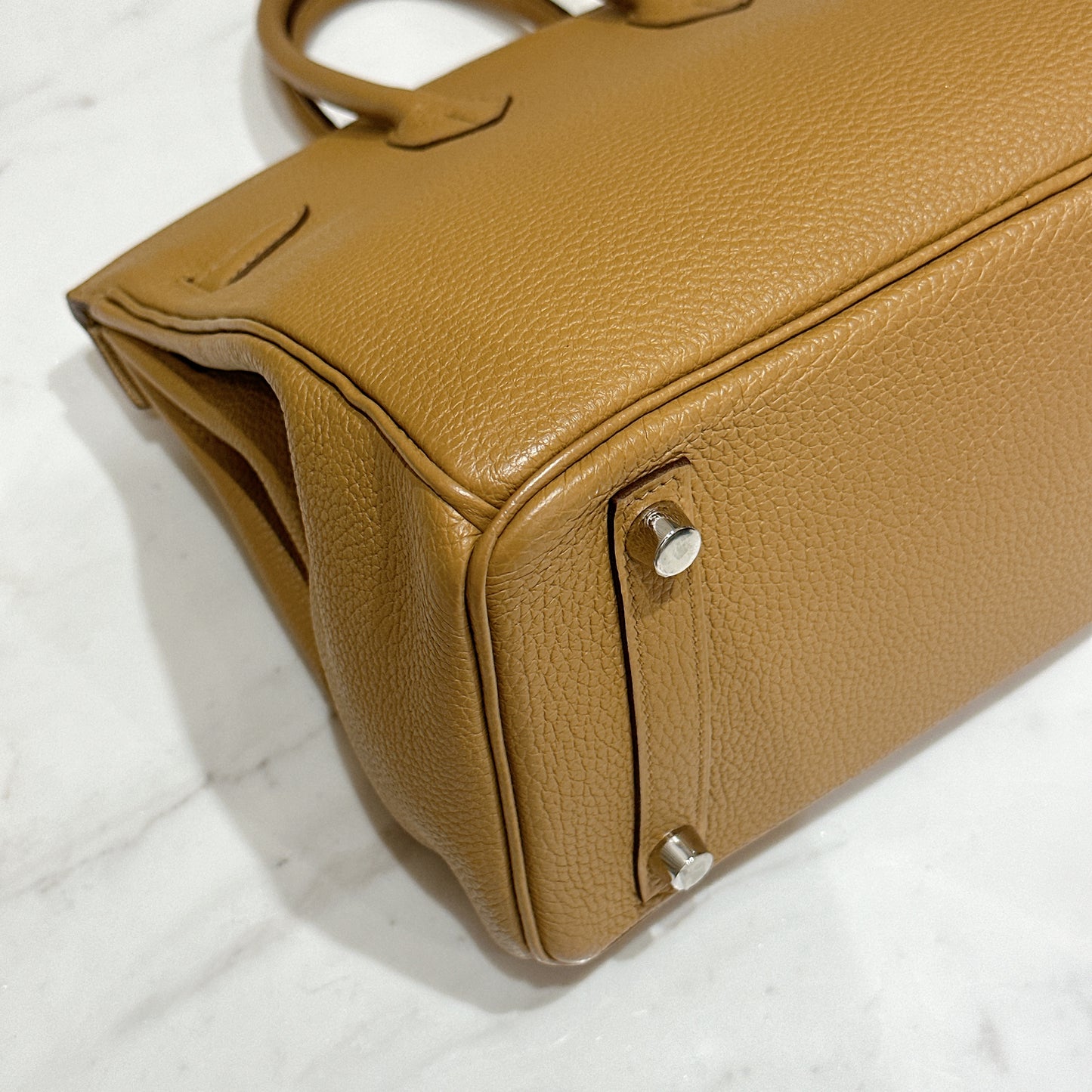 Hermes Birkin 25 Biscuits PHW