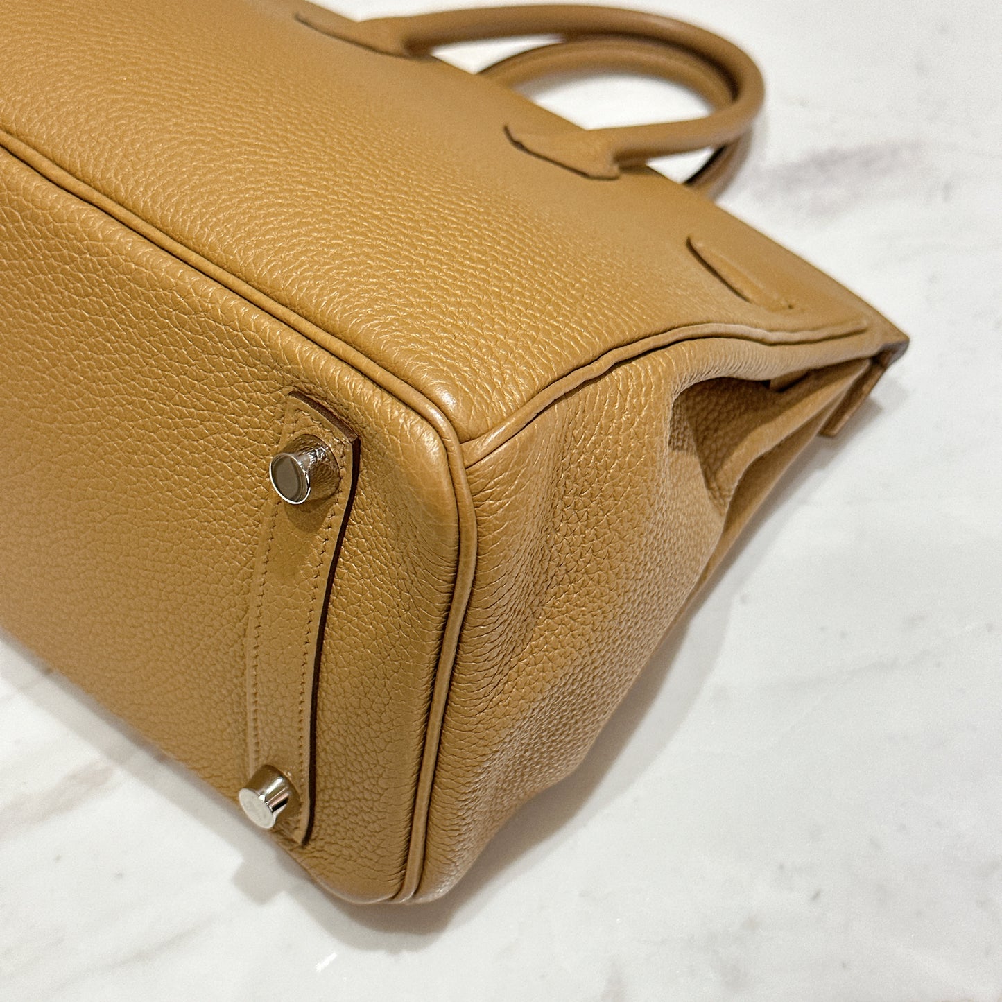 Hermes Birkin 25 Biscuits PHW