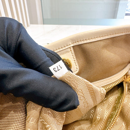 Prada Jacquard Logo Tote Bag