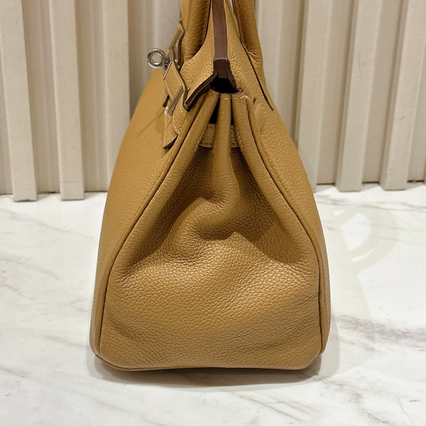 Hermes Birkin 25 Biscuits PHW