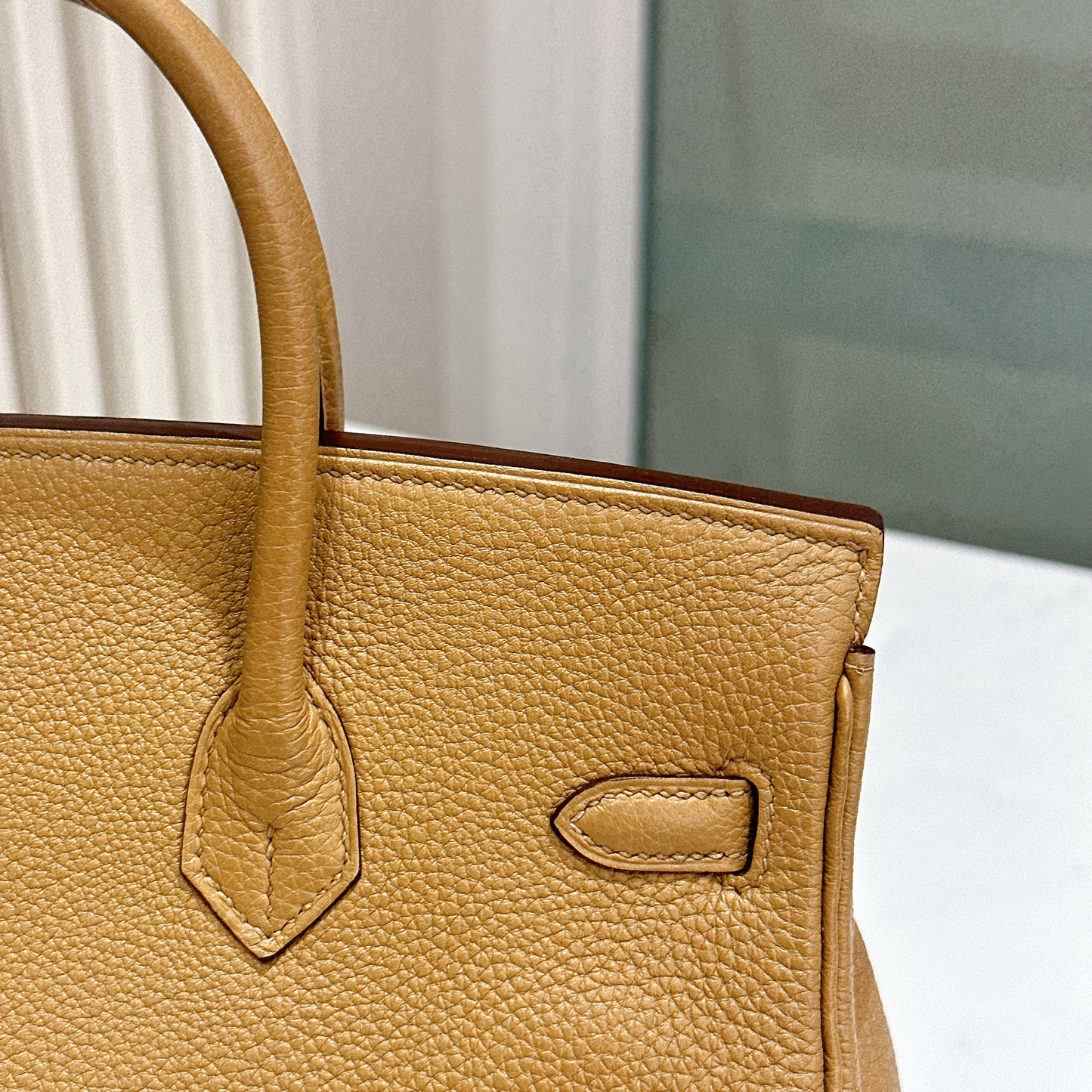 Hermes Birkin 25 Biscuits PHW