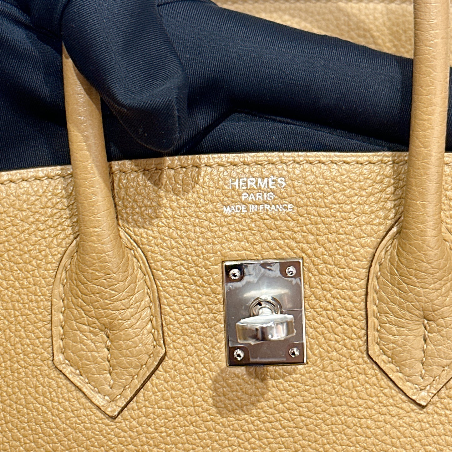 Hermes Birkin 25 Biscuits PHW