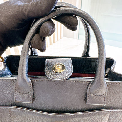 Chanel Mini Neo Executive Caviar in Black SHW