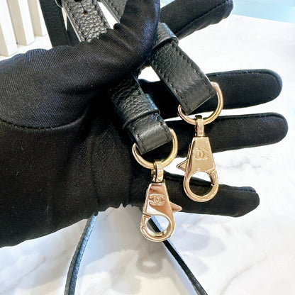 Chanel Mini Neo Executive Caviar in Black SHW