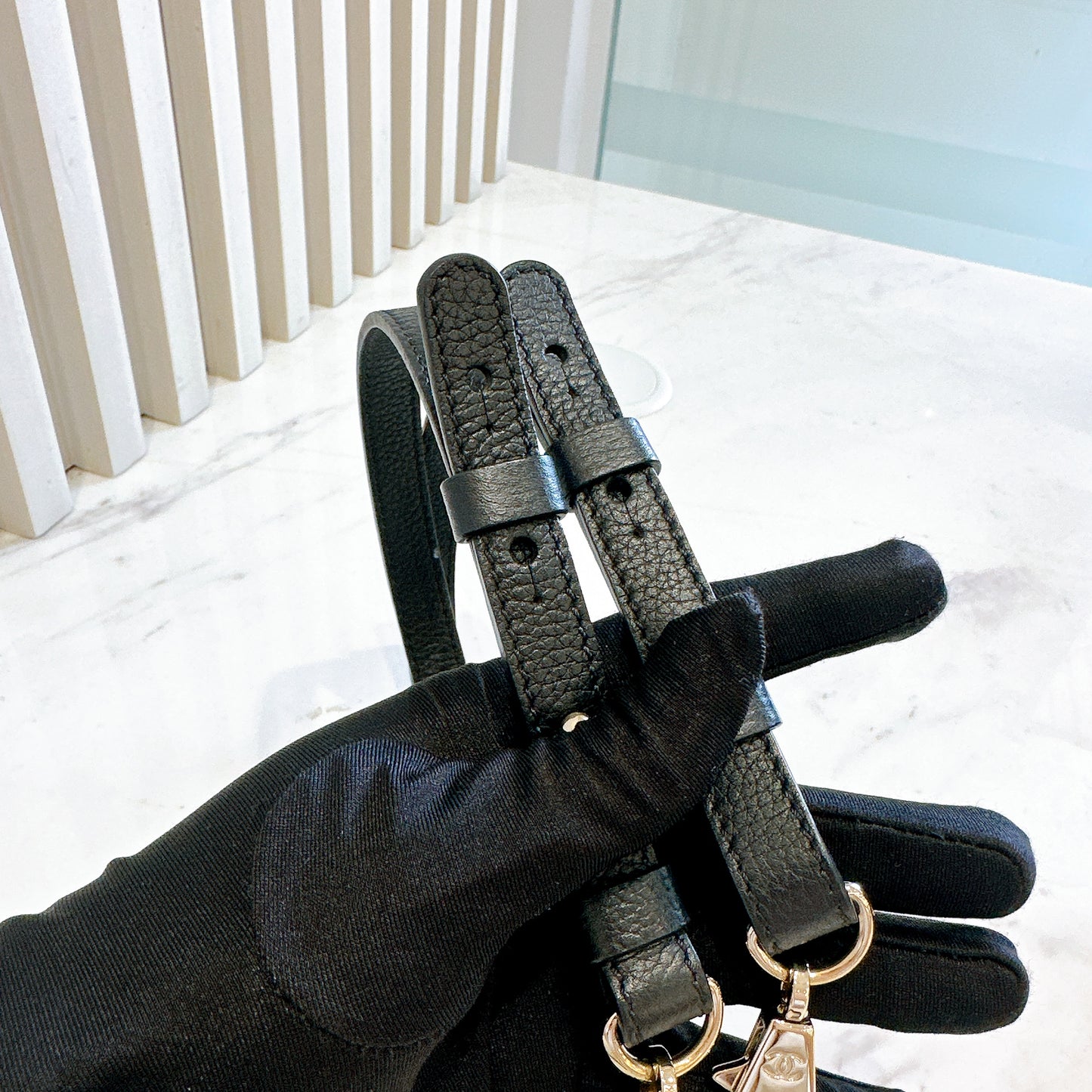 Chanel Mini Neo Executive Caviar in Black SHW