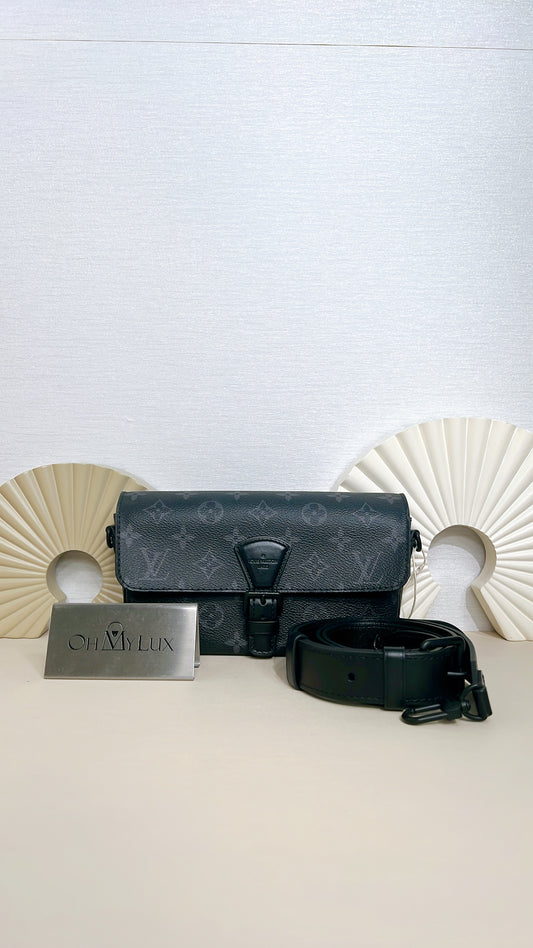 LV Montsouris Wearable Wallet Monogram Eclipse