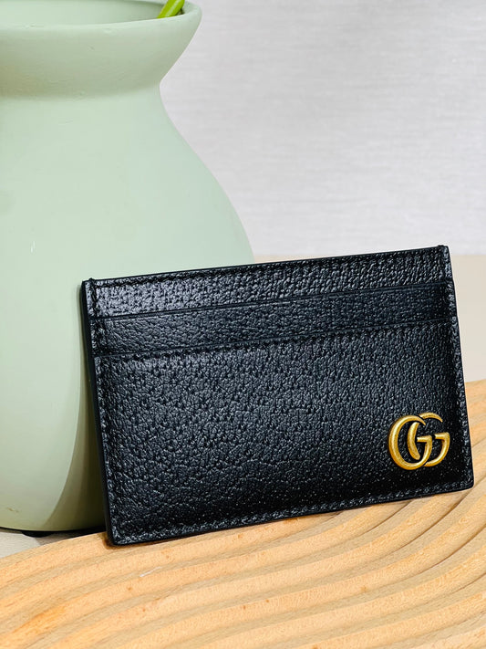Gucci Marmont Card Case in Black