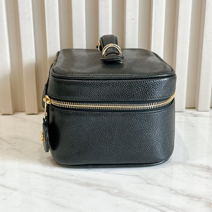 Chanel Timeless Vanity Case in Black Caviar
