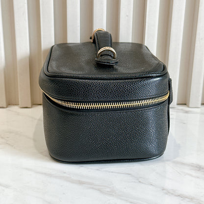 Chanel Timeless Vanity Case in Black Caviar