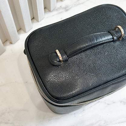 Chanel Timeless Vanity Case in Black Caviar