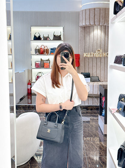 Chanel Mini Neo Executive Caviar in Black SHW