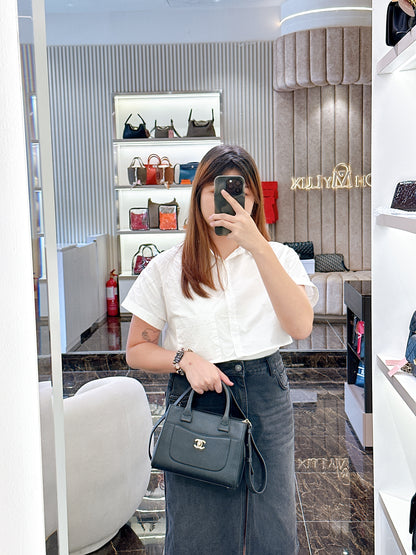 Chanel Mini Neo Executive Caviar in Black SHW