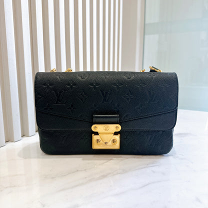 LV Marceau in Black Empreinte Leather