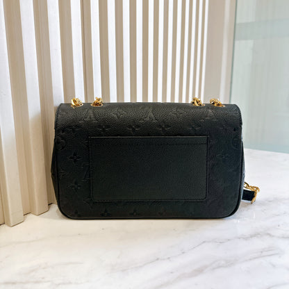 LV Marceau in Black Empreinte Leather
