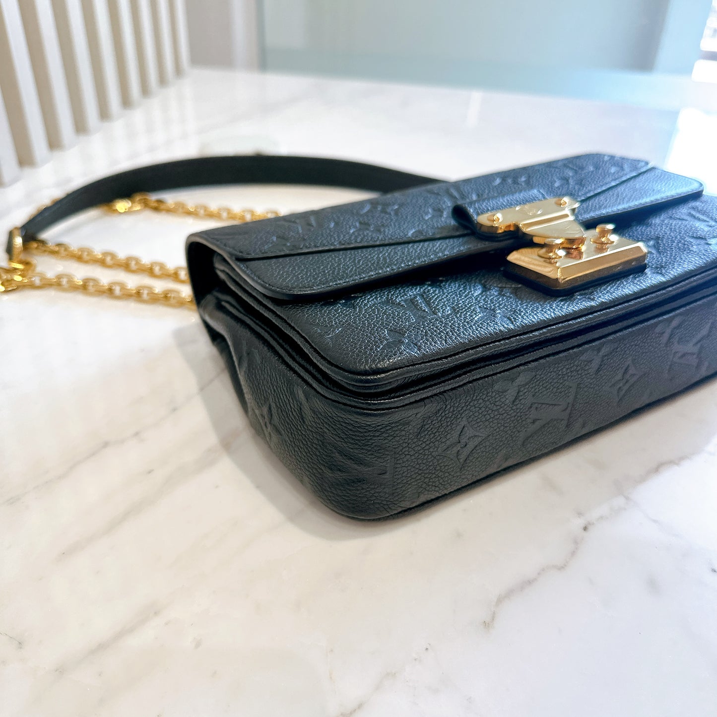 LV Marceau in Black Empreinte Leather