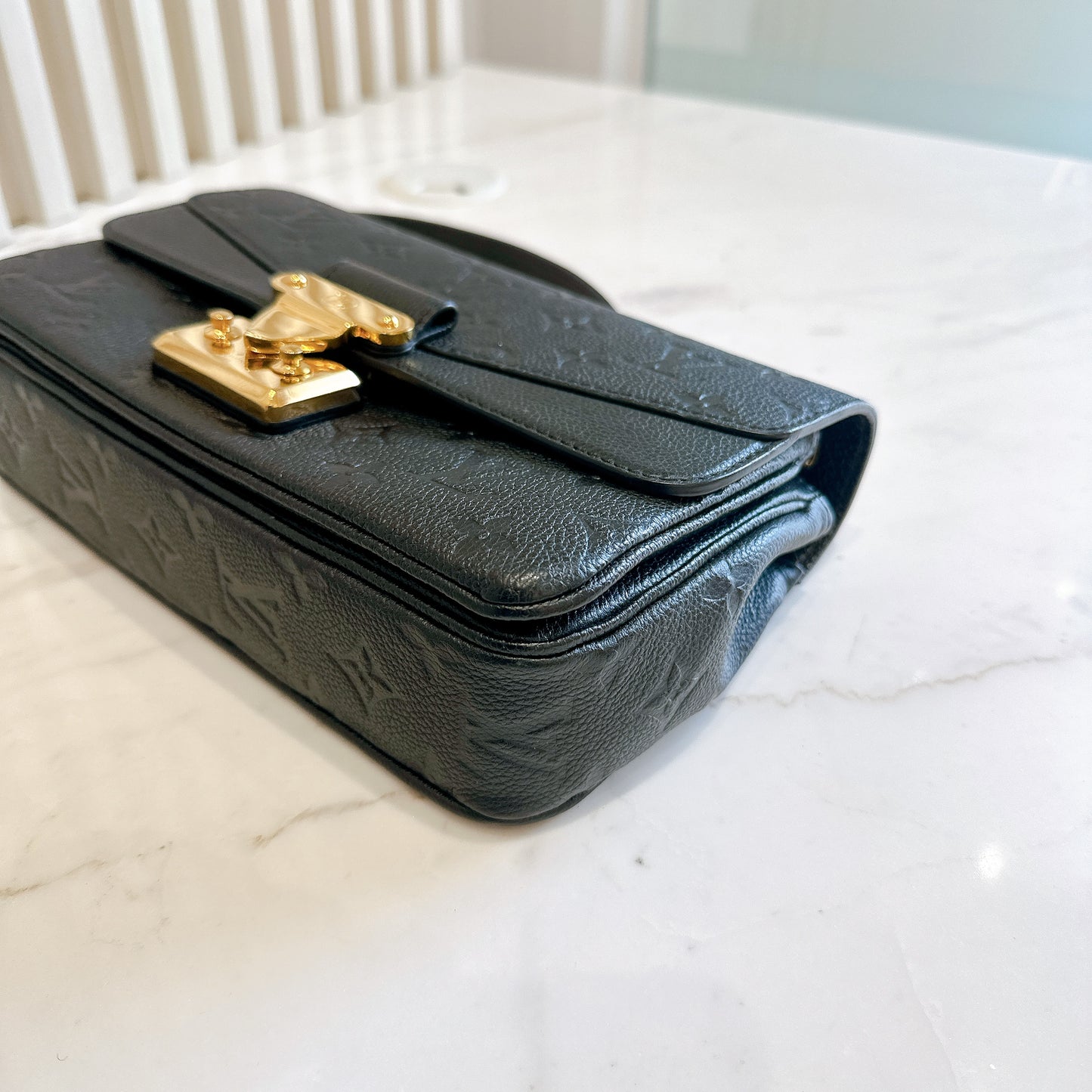 LV Marceau in Black Empreinte Leather