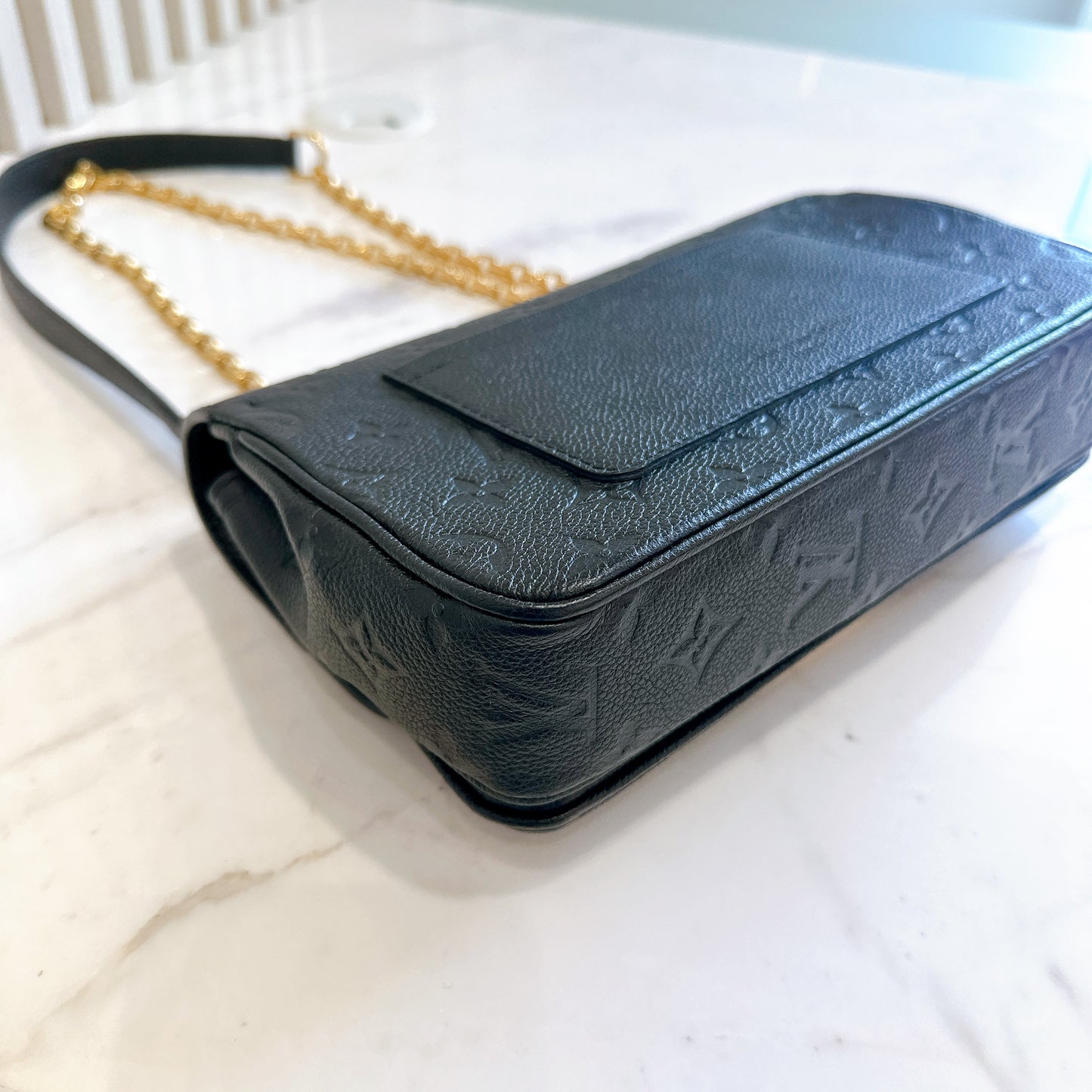 LV Marceau in Black Empreinte Leather
