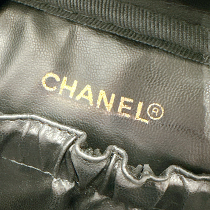 Chanel Timeless Vanity Case in Black Caviar