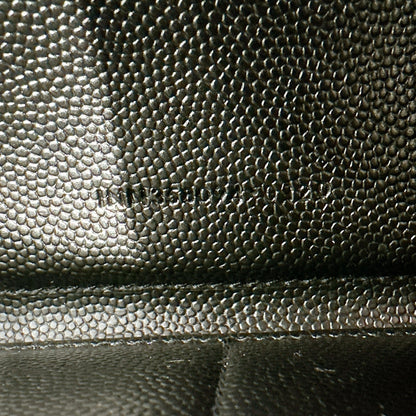 YSL Cassandre Metalasse Zip Around Wallet