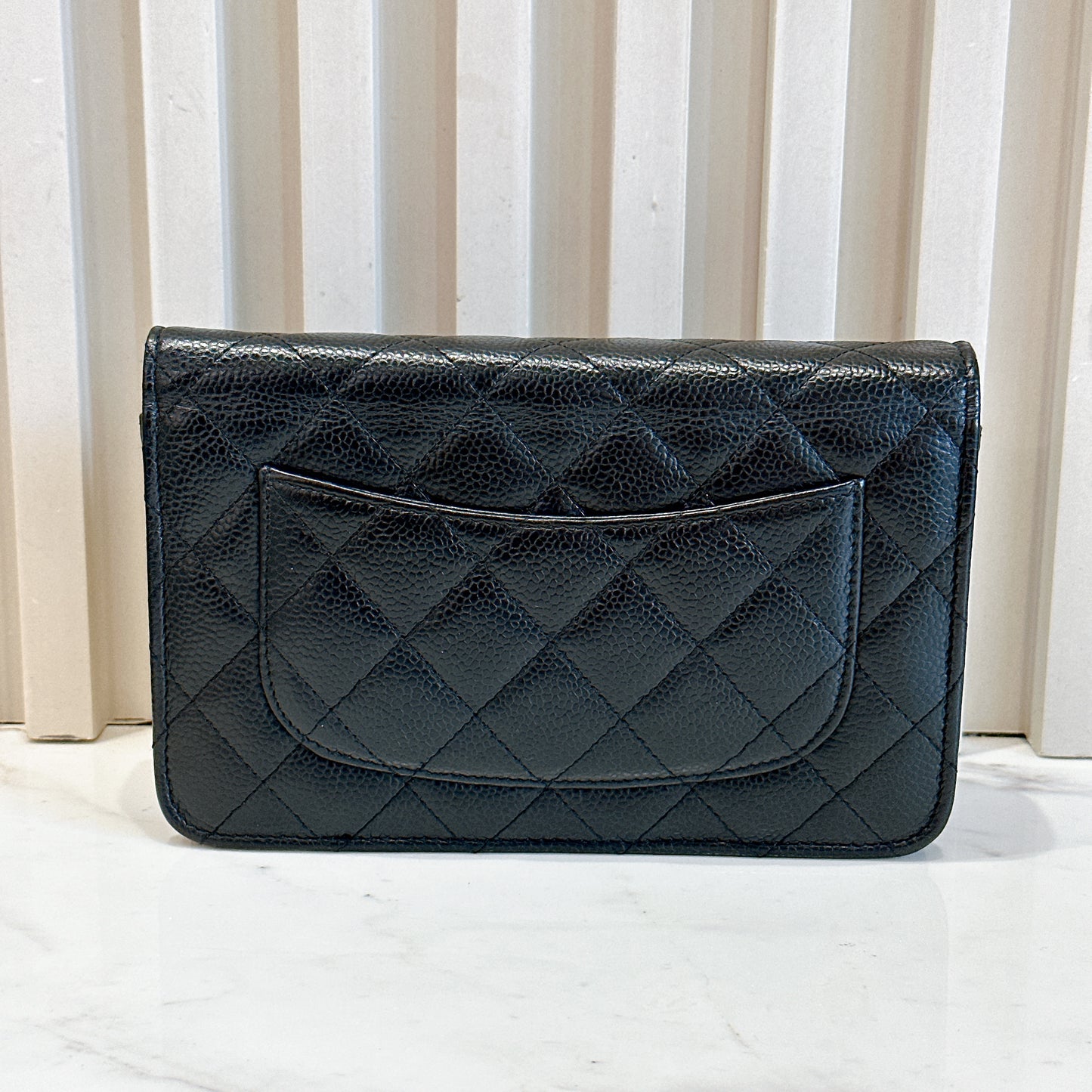 Chanel Classic Caviar WOC in Black GHW