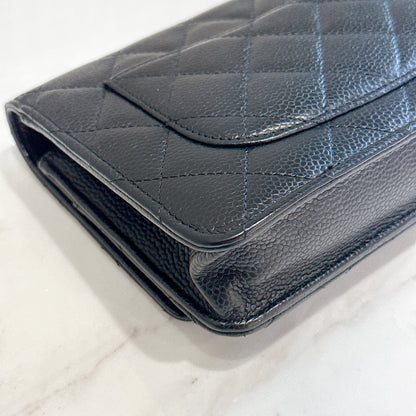 Chanel Classic Caviar WOC in Black GHW