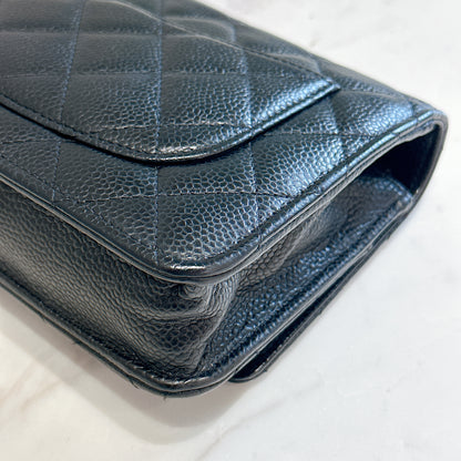 Chanel Classic Caviar WOC in Black GHW
