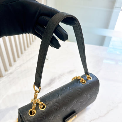 LV Marceau in Black Empreinte Leather