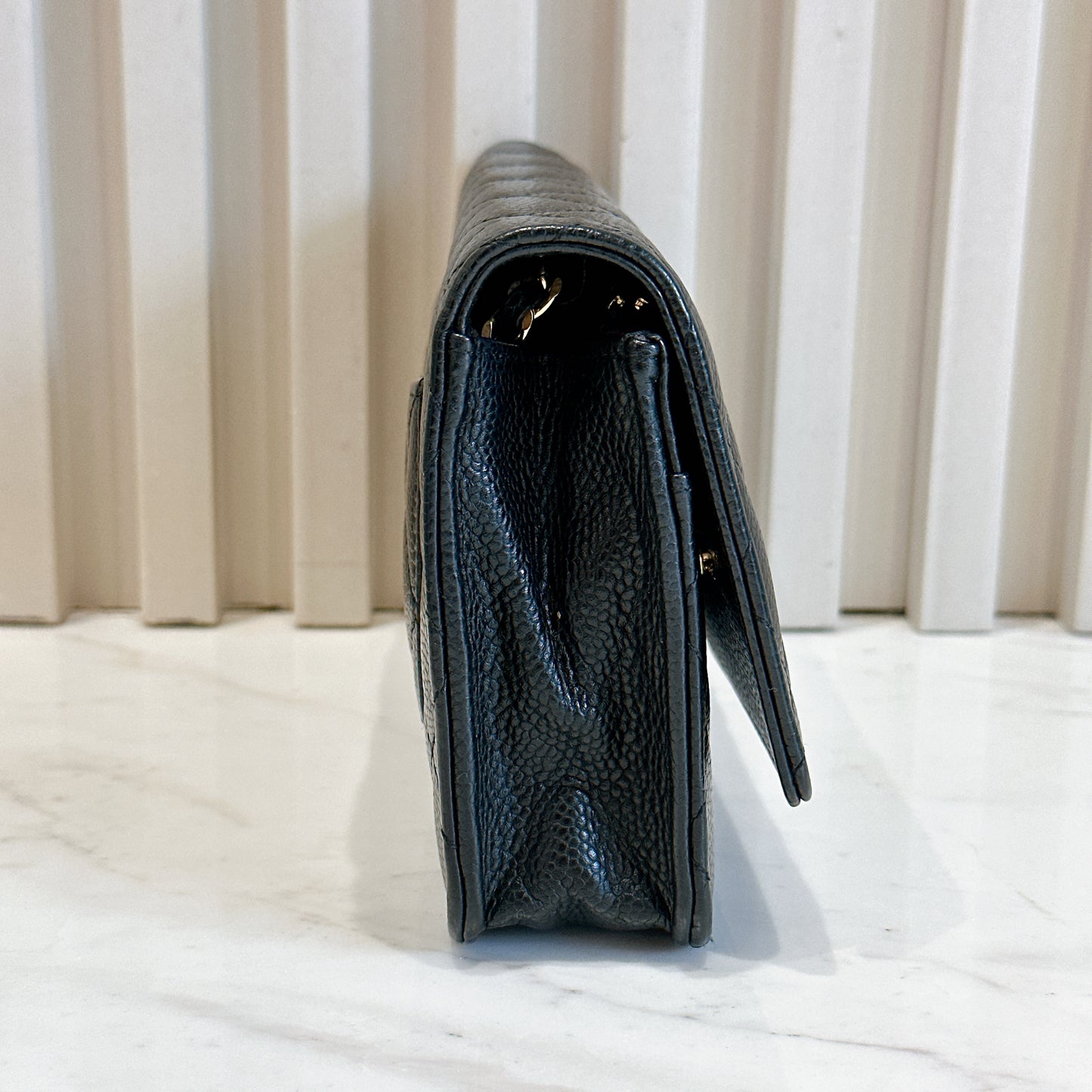 Chanel Classic Caviar WOC in Black GHW
