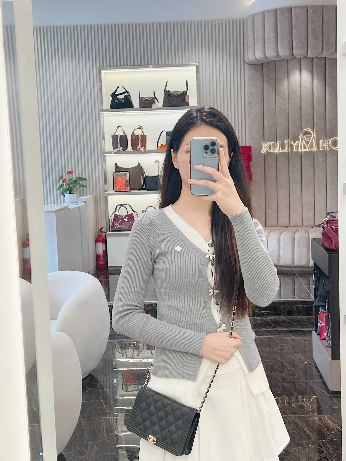 Chanel Boy WOC in Black GHW