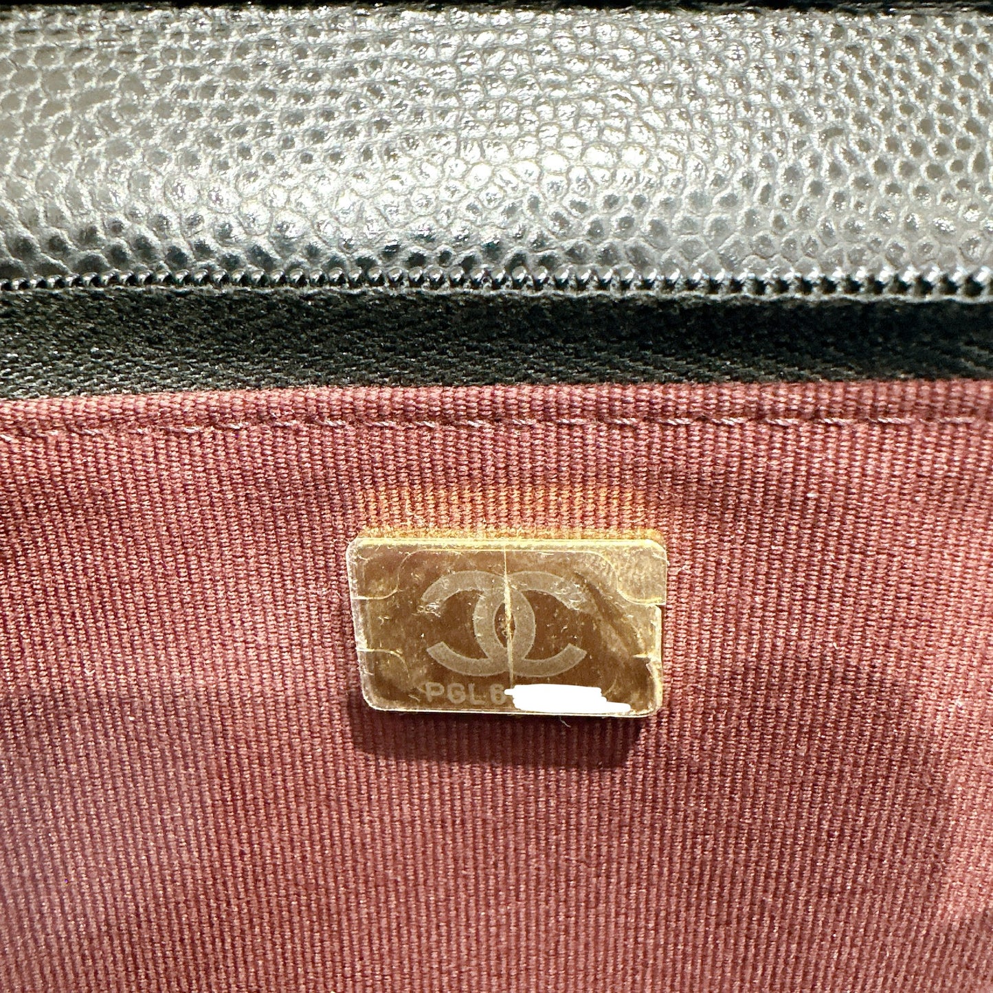 Chanel Classic Caviar WOC in Black GHW
