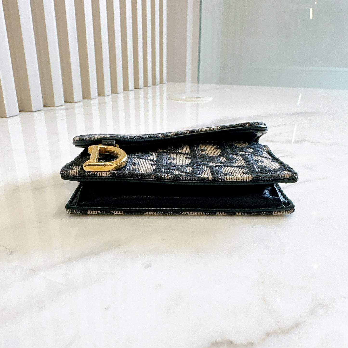 Dior Saddle Bloom Card Holder